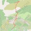 Trace GPS Madone d'Utelle, itinéraire, parcours