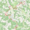 Trace GPS 191 - grand tour PNSD vtt - etape 1-MNT, itinéraire, parcours