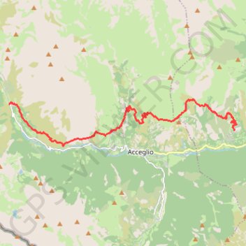 Trace GPS Chiappera - Ussolo, itinéraire, parcours