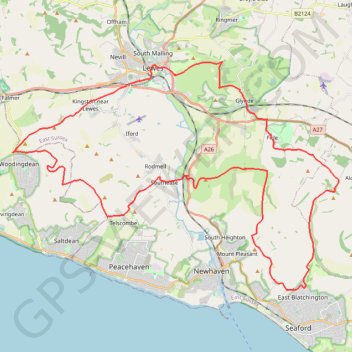 Trace GPS Mount Caburn, itinéraire, parcours