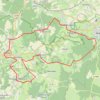 Trace GPS Boucle Vezellay, itinéraire, parcours