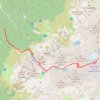 Trace GPS La croix de Belledonne, itinéraire, parcours