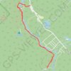 Trace GPS Québec - Chute Delaney, itinéraire, parcours
