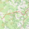 Trace GPS Via Podiensis GR65 Aumont Aubrac-Nasbinals, itinéraire, parcours