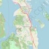Trace GPS Madrona - Cordova Bay, itinéraire, parcours