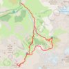 Trace GPS Du refuge de Vallonpierre à celui de Chabornéou, itinéraire, parcours