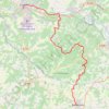 Trace GPS TCH J6 56km Cognac Barbezieux origine, itinéraire, parcours