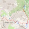 Trace GPS Talschlusshutte - Drei Zinnen Hutte, itinéraire, parcours