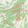 Trace GPS Chamaret (Drôme), itinéraire, parcours