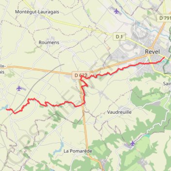 Trace GPS Rigole de la plaine, itinéraire, parcours