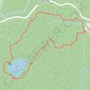 Trace GPS Lac solitaire, itinéraire, parcours