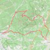 Trace GPS Au pied des Dentelles de Montmirail - Beaumes-de-Venise, itinéraire, parcours