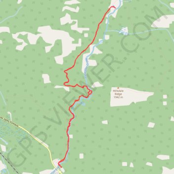 Trace GPS Johnston Canyon - Ink Pots, itinéraire, parcours