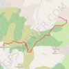 Trace GPS Cabane de Sauze par Parual, itinéraire, parcours