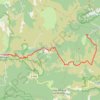 Trace GPS Un itinéraire du Pont-de-Montvert au Mas-de -la-Barque, itinéraire, parcours