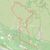 Trace GPS Les Mayorques et les Gorges de la Peine, itinéraire, parcours