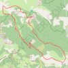 Trace GPS Mont Autcellier et Vignols depuis Roure, itinéraire, parcours
