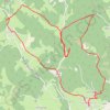 Trace GPS Sur le Causse lotois, itinéraire, parcours