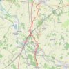 Trace GPS Chemin de Tours (Sainte Maure de Touraine à Les Ormes - variante), itinéraire, parcours