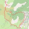 Trace GPS Pic du Han - Mont Fourcat, itinéraire, parcours