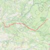 Trace GPS GR65 De Nasbinals (Lozère) à Montredon (Lot), itinéraire, parcours