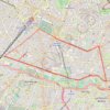 Trace GPS Parcours Montparnasse, itinéraire, parcours