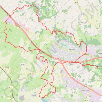 Trace GPS Saint Herblain, itinéraire, parcours
