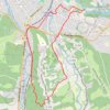 Trace GPS Passerelle Gelos - Vert Galant - Coteaux de Guindalos, itinéraire, parcours