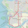 Trace GPS Vancouver - Richmond, itinéraire, parcours