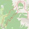 Trace GPS Monte Chasol, itinéraire, parcours