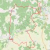 Trace GPS Brantome boucle Bourdeilles VTT-1145553, itinéraire, parcours