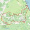Trace GPS 🚴 Trace ,boucle de Saint-Seurin de Cadourne, itinéraire, parcours