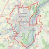 Trace GPS Piste des Forts Strasbourg, itinéraire, parcours