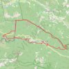 Trace GPS Crête de la Montagne de Bluye, itinéraire, parcours