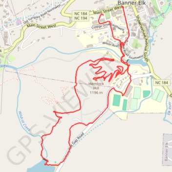 Trace GPS Wildcat Lake and Hemlock Hill Loop, itinéraire, parcours