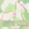 Trace GPS Cirque de l'Infernet, itinéraire, parcours
