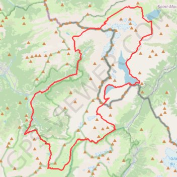 Trace GPS Tour du Ruan, itinéraire, parcours