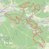 Trace GPS Forêts Compiègne-Laigue, les Monts, itinéraire, parcours