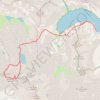 Trace GPS Pale de Crabounouse, pic de Bugarret et dent d'Estibère Male depuis le lac de Cap-de-Long, itinéraire, parcours