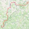 Trace GPS TCH J1 Eymouthiers - Rochechouart, itinéraire, parcours