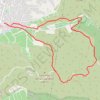 Trace GPS Beaussénas - Ravanas - Rocher Pointu - Pierrefeu - 83, itinéraire, parcours