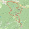 Trace GPS Source de la Moselle et Rouge Gazon, itinéraire, parcours