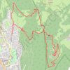 Trace GPS Le Mont-Saint-Michel depuis Challes-les-Eaux, itinéraire, parcours