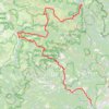 Trace GPS Villefort Anduze, itinéraire, parcours