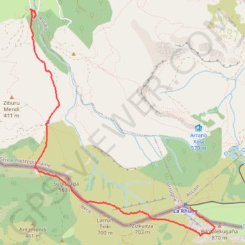 Trace GPS Trail, itinéraire, parcours