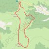 Trace GPS Pics d'Estibat et de la Journalade en circuit depuis le col de Port, itinéraire, parcours