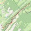 Trace GPS Vol au fil d'une crête a tire d'ailes d'oiseau jusqu'à la cabane des Rochers du Cerf, itinéraire, parcours