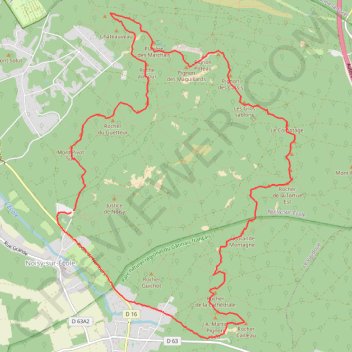 Trace GPS Massif des 3 pignons, itinéraire, parcours