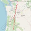 Trace GPS Northern part of the Pacific Crest Trail (PCT), itinéraire, parcours