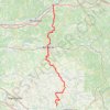 Trace GPS GR654 Randonnée de Saint Astier (Dordogne) à Pinel-Hauterive (Lot-et-Garonne), itinéraire, parcours